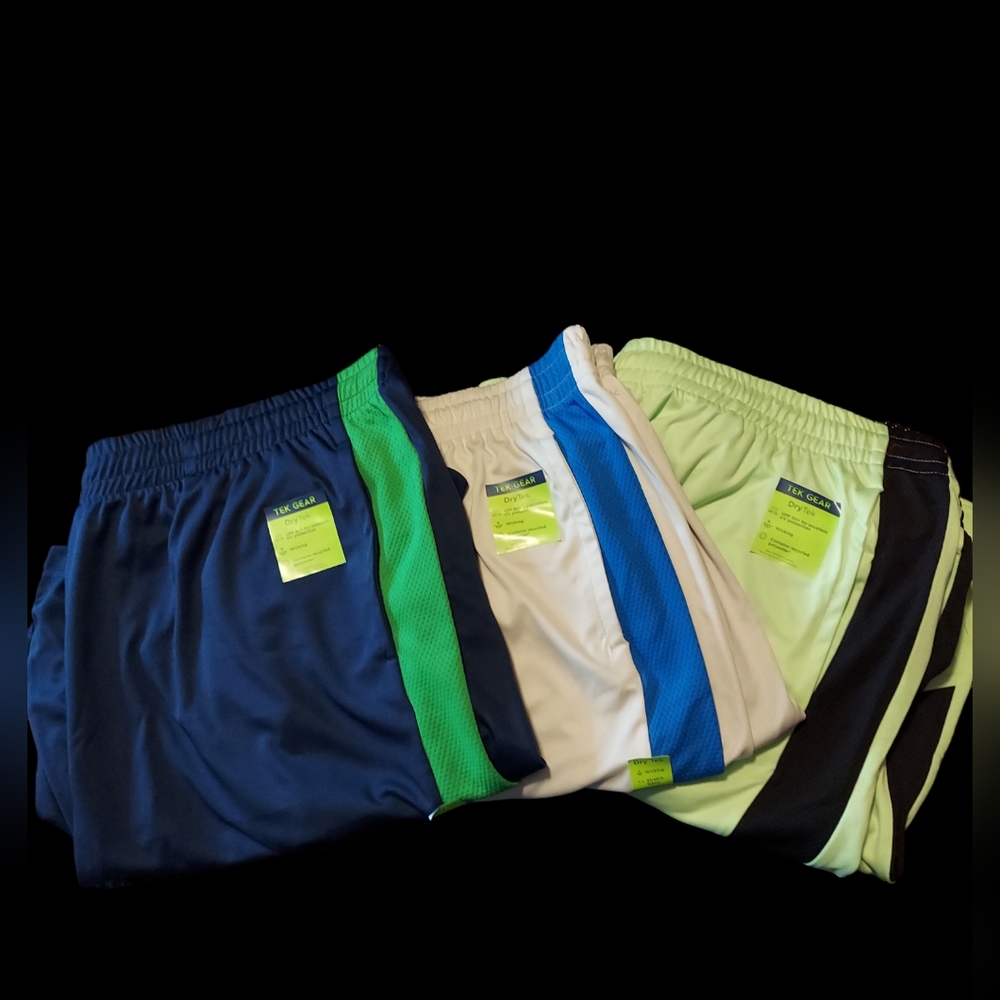 Tek Gear Set of 3 Men's Shorts 3XLT NWT